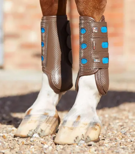 PE Carbon tech aircooled event boots brown front 