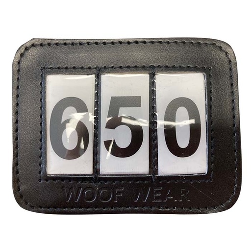 Woofwear bridle number holder