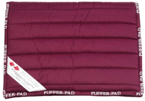 ZILCO Puffer Pad saddle cloth burgundy  835710