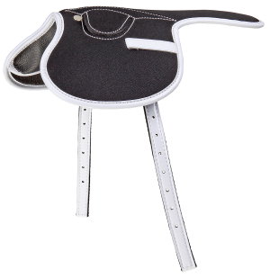 ZILCO smooth race saddle 185gr black white 686708