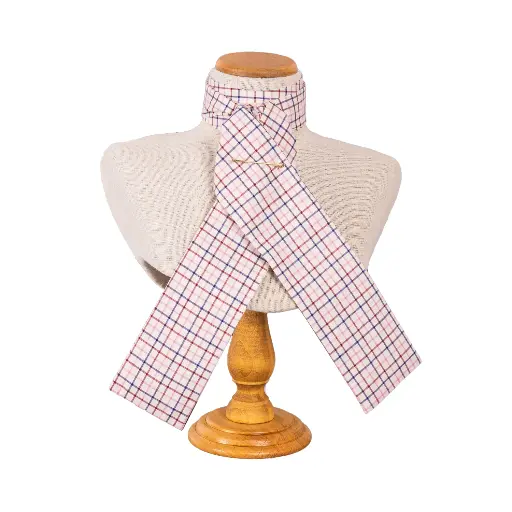 Racesafe Check stock Navy-Maroon-Pink 