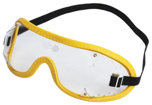ZILCO Goggles clear lens yellow trim 300004
