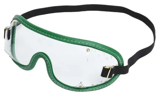 ZILCO Goggles clear lens green trim 300005