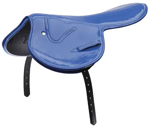 ZILCO Smooth race saddle 500gr patent blue 686822