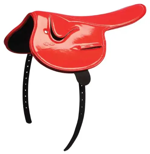 ZILCO Smooth race saddle 500gr patent red 686827