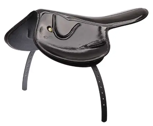 ZILCO Smooth race saddle 750gr patent black 686831