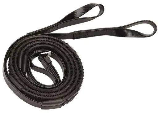 ZILCO Racing reins 16mm loop end bl -black 676301 