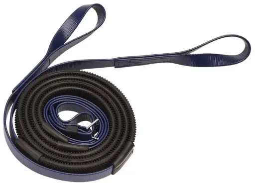 ZILCO Racing reins 16mm loop end bl -navy 676302