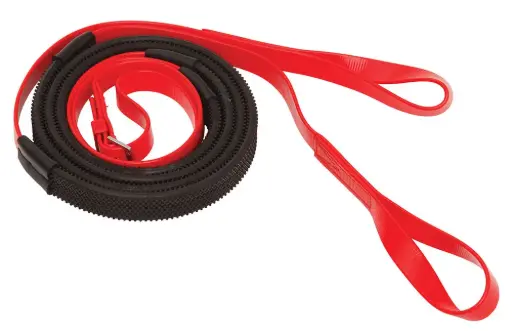 ZILCO Racing reins 16mm loop end bl - red 676307