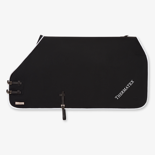 Thermatex Lightweight Rug Black - White